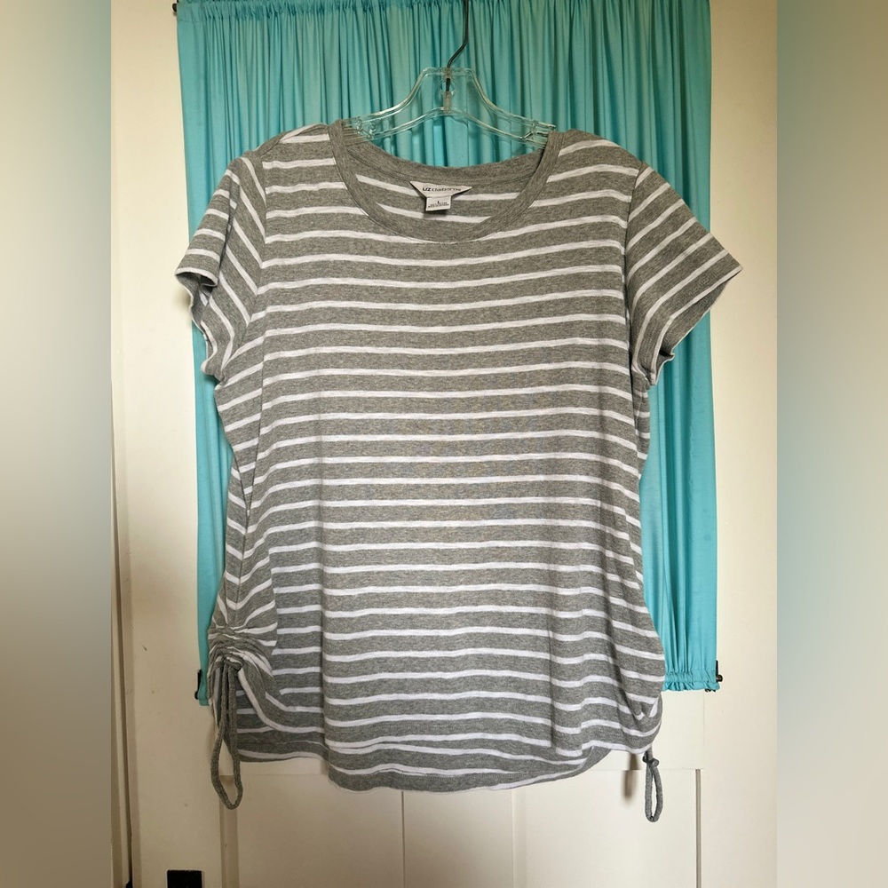 Liz Claiborne striped T